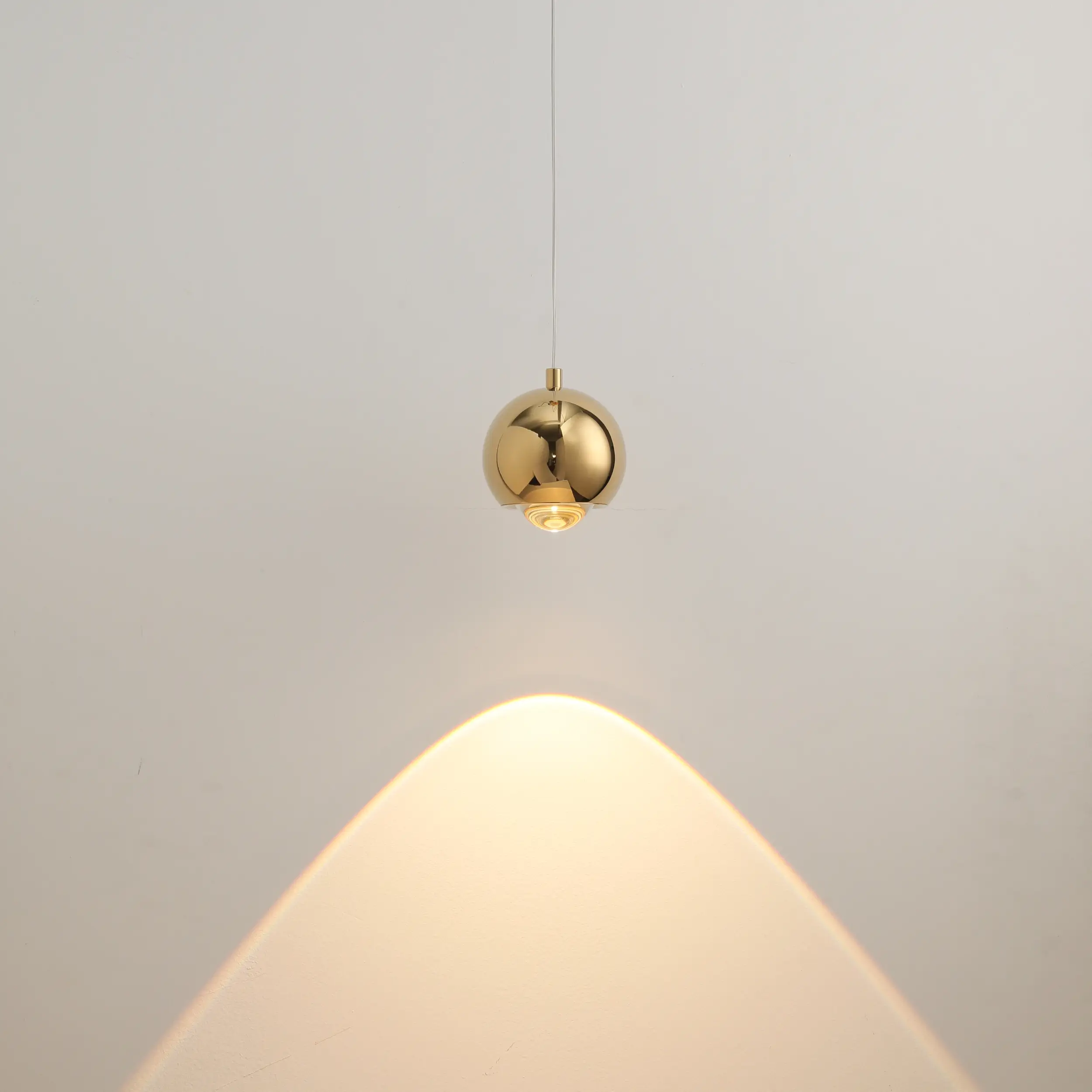 Lampa Wisząca Aurenia 1xLED złota PL0122-GD (2)