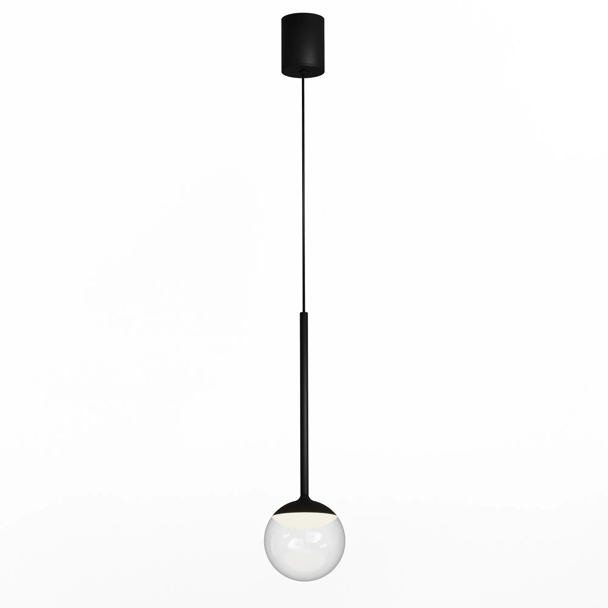 Lampa Wisząca Orra 1xLED czarna PL0105-BK (1)