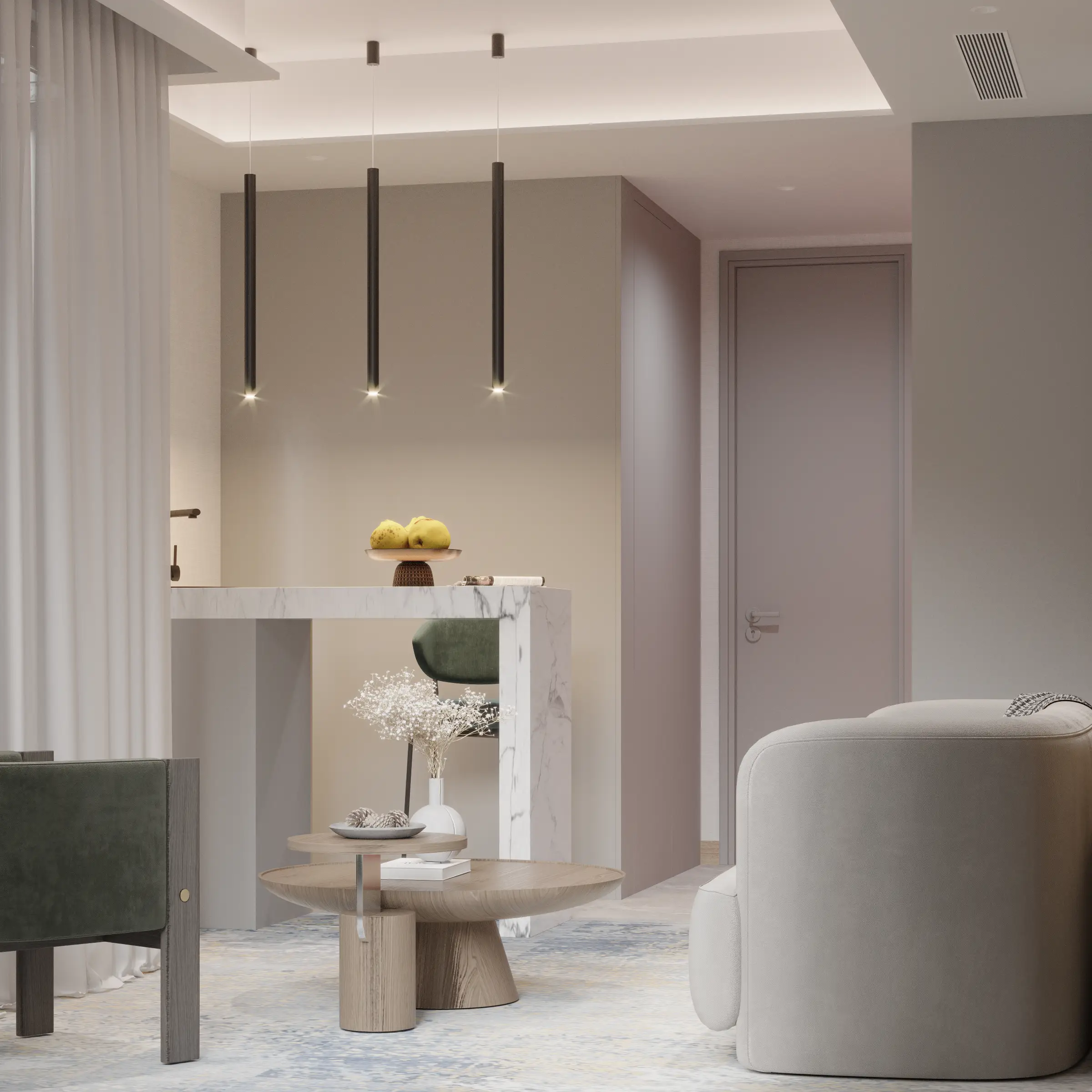 Lampa Wisząca Elin 1xLED czarna IP44 PL0123-BK