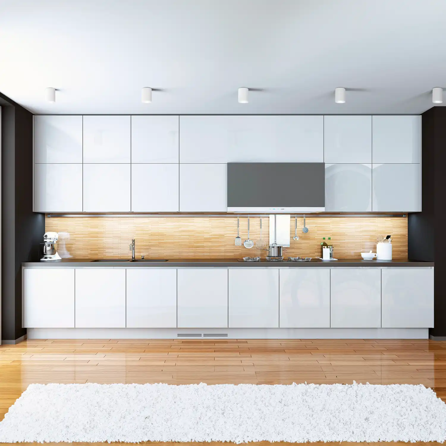 Tubka Leila 1xGU10 Biała CL0101-WH