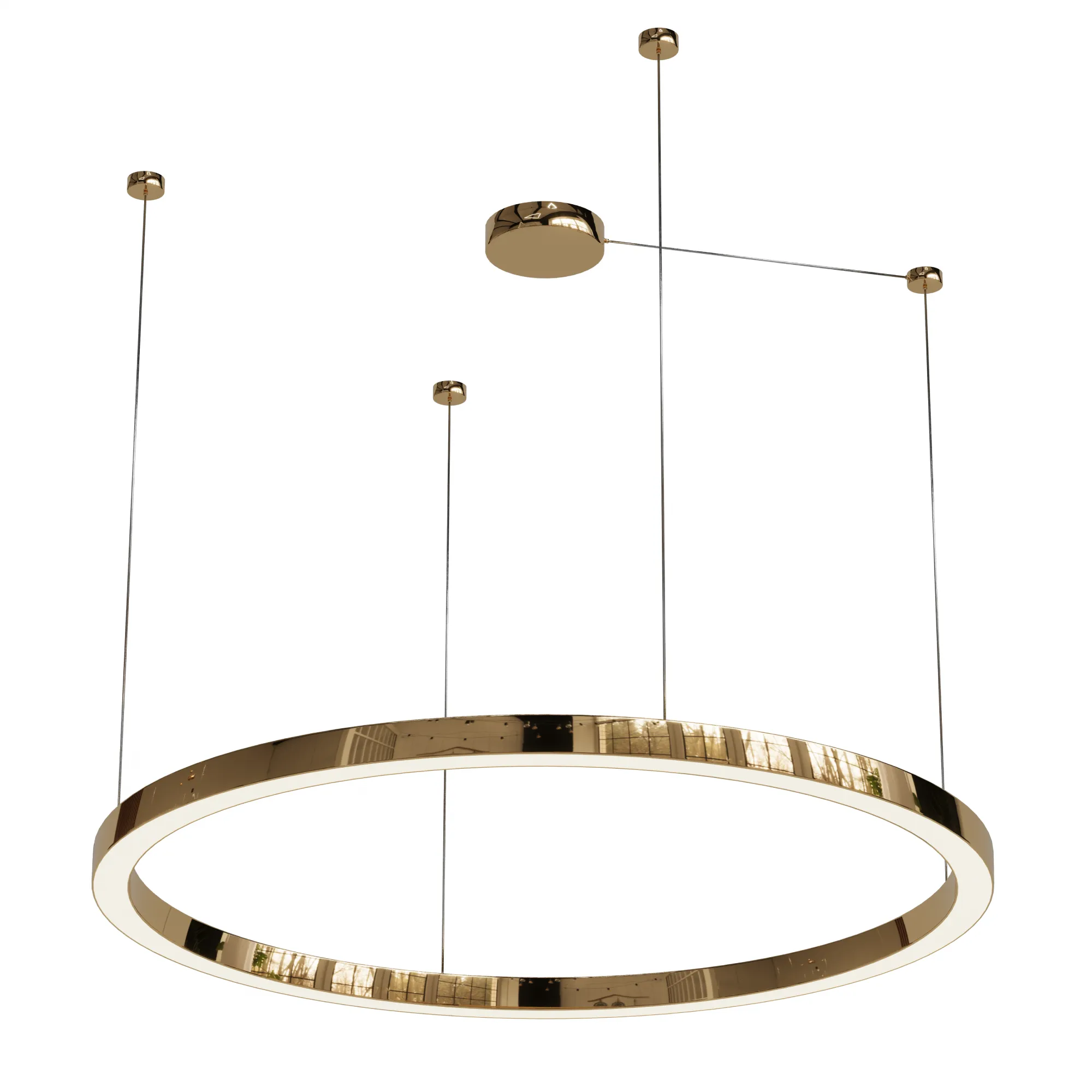 Żyrandol Aurum L 1xLED złoty PL0116-130