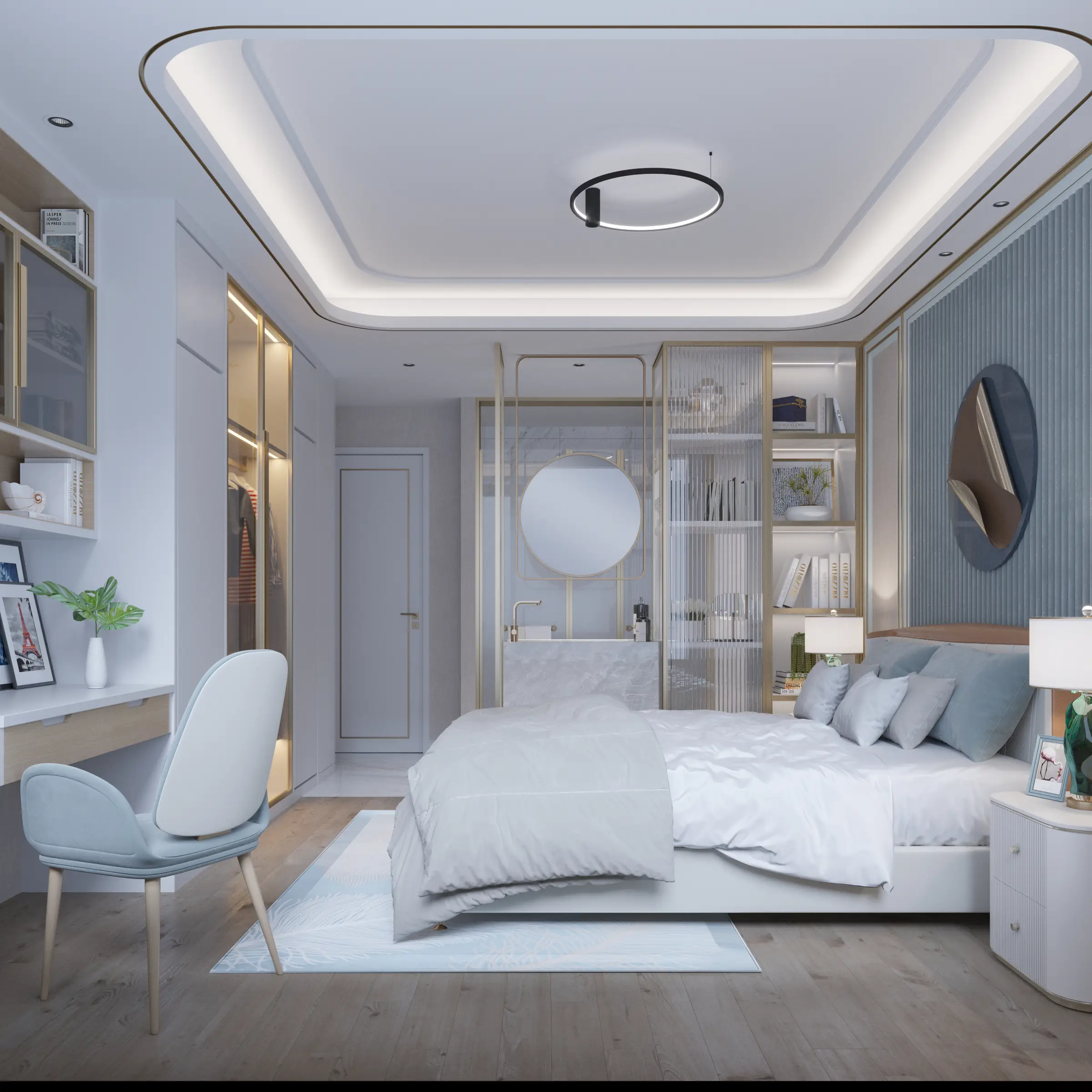 Plafon Ringa L 1xLED czarny CL0112-L-BK