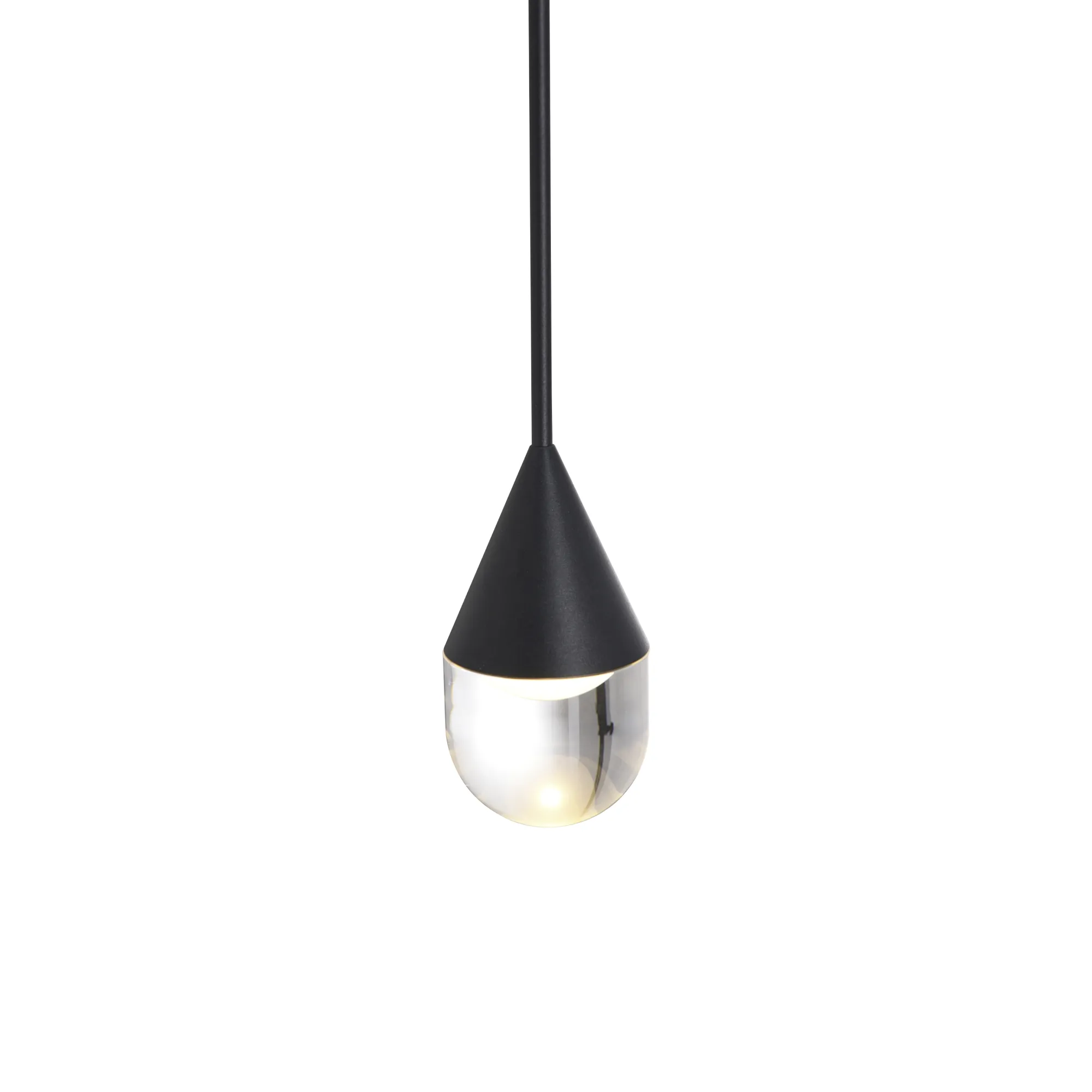Lampa Wisząca Nata 1xLED czarna PL0104-BK (3)